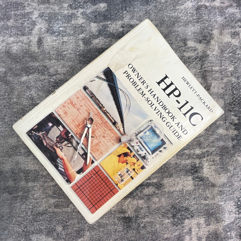 Vintage HP-11C Owner's Handbook and Problem-Solving Guide Hewlett-Packard 1984
